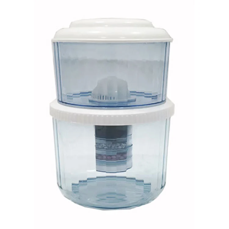 Mineraal actieve koolfilterfles van 12 liter