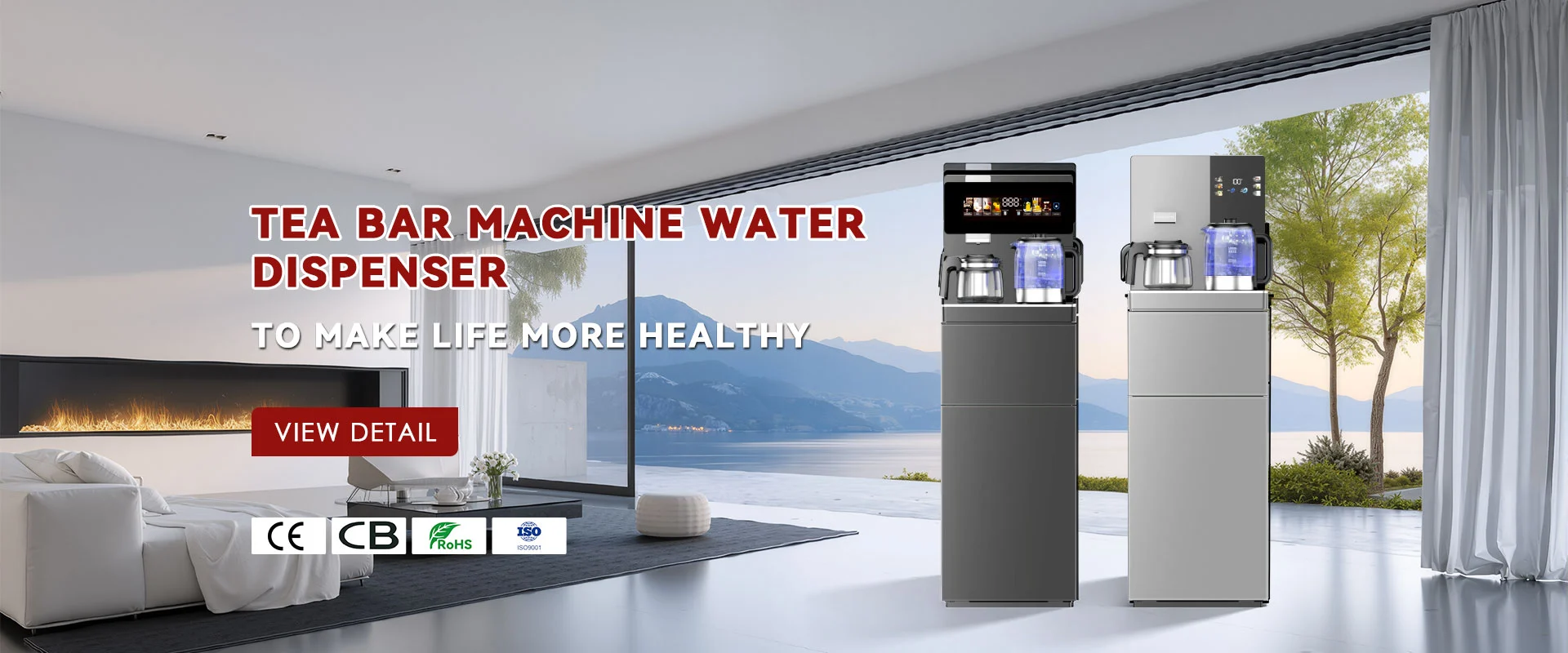 China Tea Bar Machine Waterdispenser Fabrikant