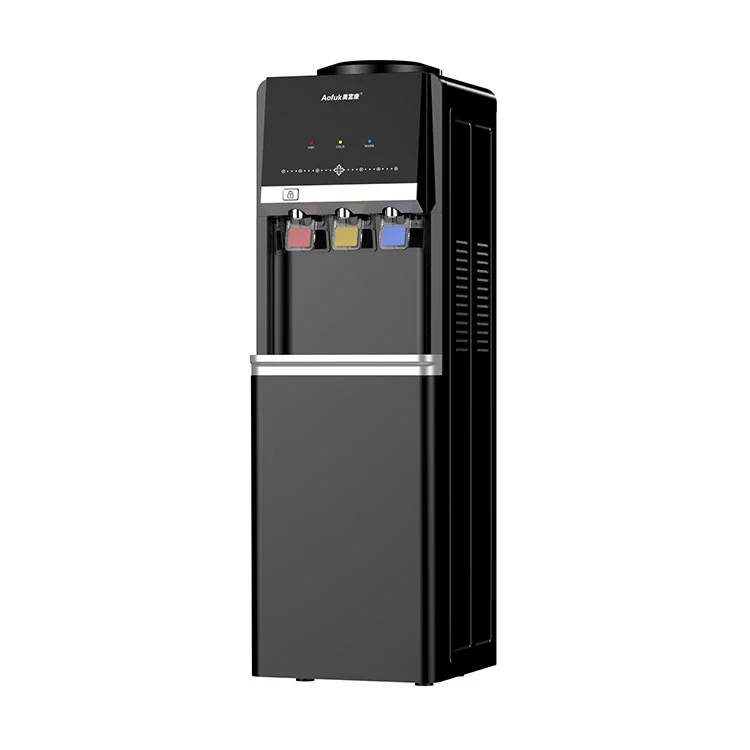 Waterdispenser met bovenlader en kast